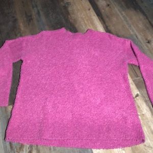 NWOT soft fushia sweater from core life